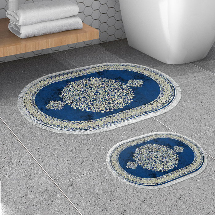 Mijölnir Juego de alfombrillas de baño Azul